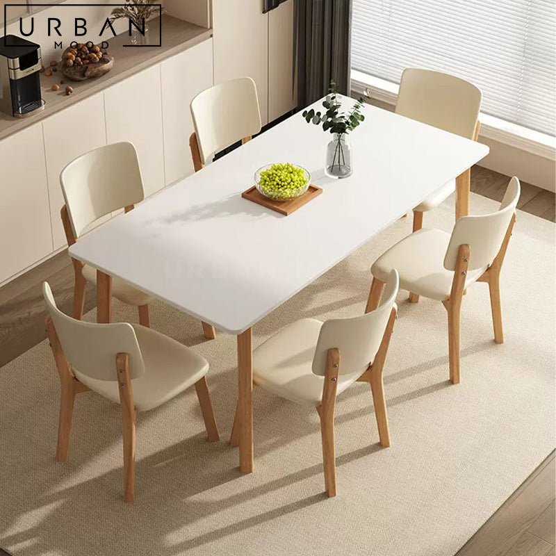 GANI Scandinavian Sintered Stone Dining Table