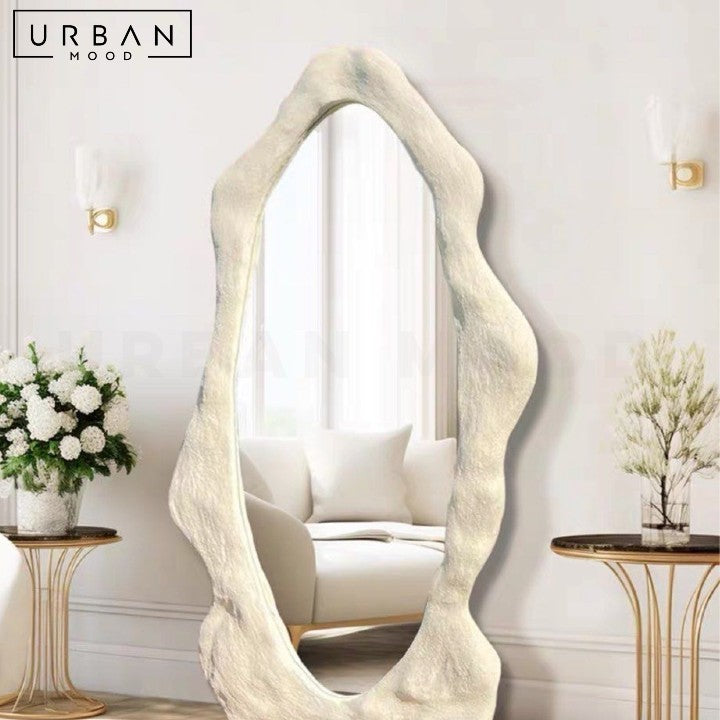 GASPAR Wabi Sabi Irregular Full Length Mirror