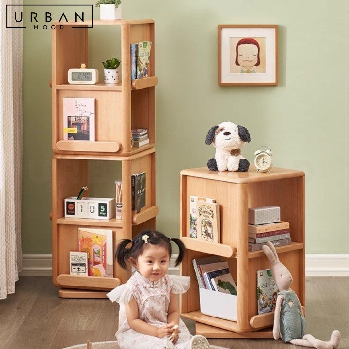 NATTO Scandinavian Swivel BookShelf