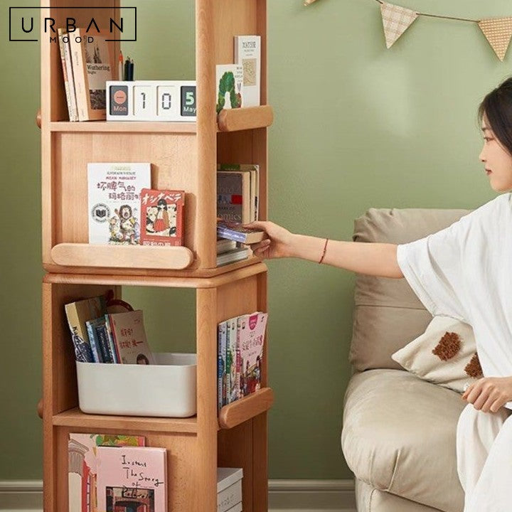 NATTO Scandinavian Swivel BookShelf