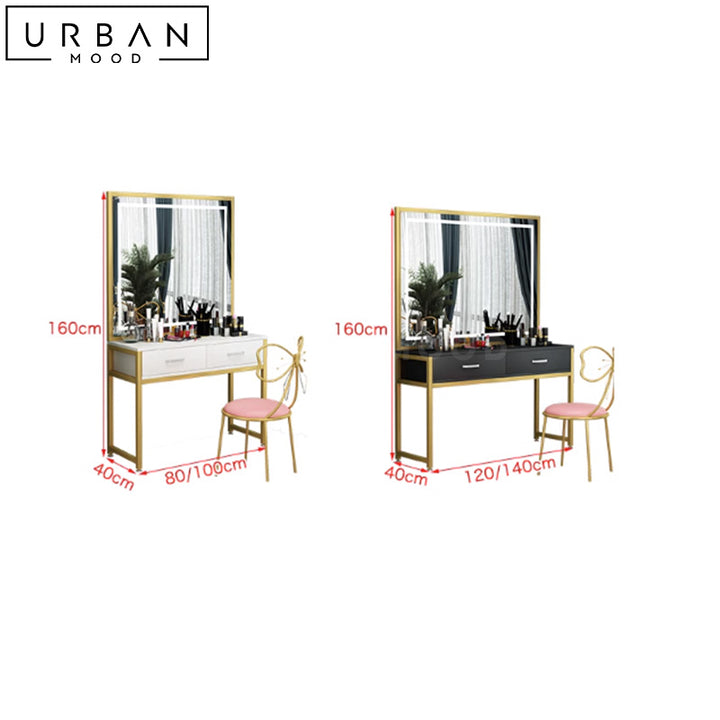 GAVEN Modern Vanity Table Set