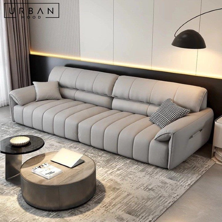 GAYER Modern Leather Sofa