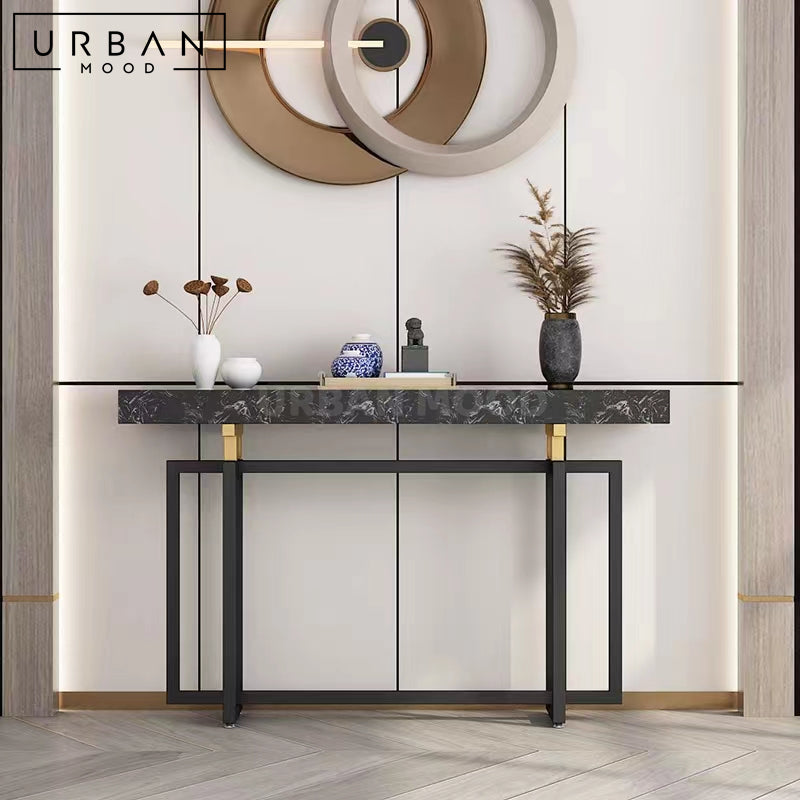 GAZE Modern Marble Console Table