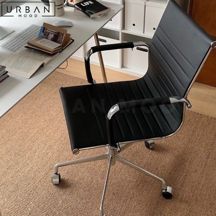 GIERSON Modern Leather Office Chair