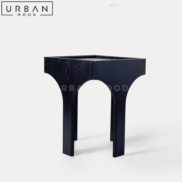 GELO Modern Solid Wood Side Table