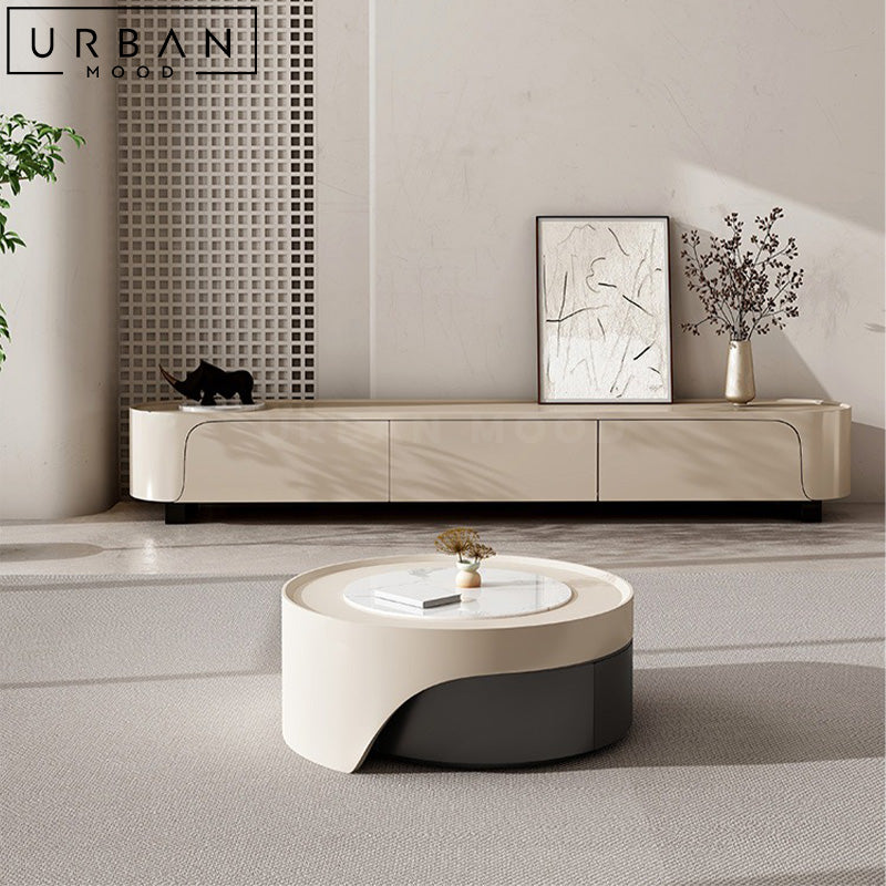 GEMMA Modern TV Console & Coffee Table