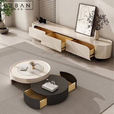 GEMMA Modern TV Console & Coffee Table