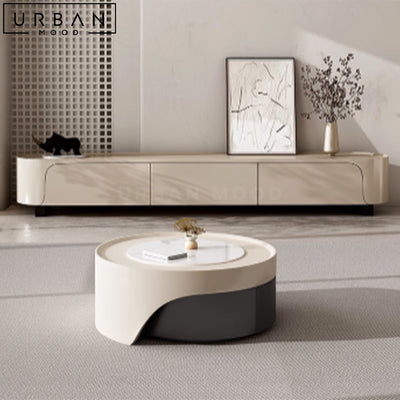 GEMMA Modern TV Console & Coffee Table