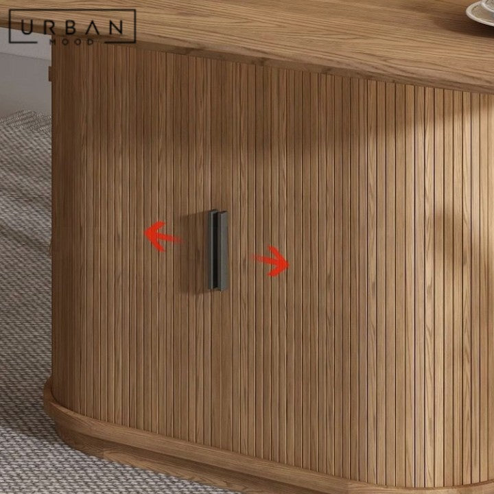 GENOVA Modern Solid Wood Dining Table