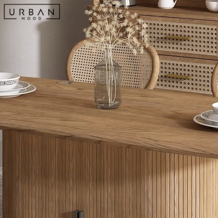 GENOVA Modern Solid Wood Dining Table