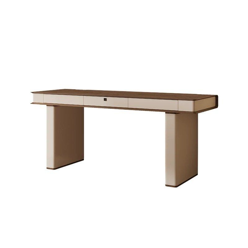 GEOMETRA Modern Solid Wood Study Table - Urban Mood Singapore