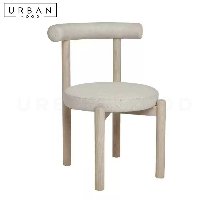 GESSON Japandi Boucle Dining Chair