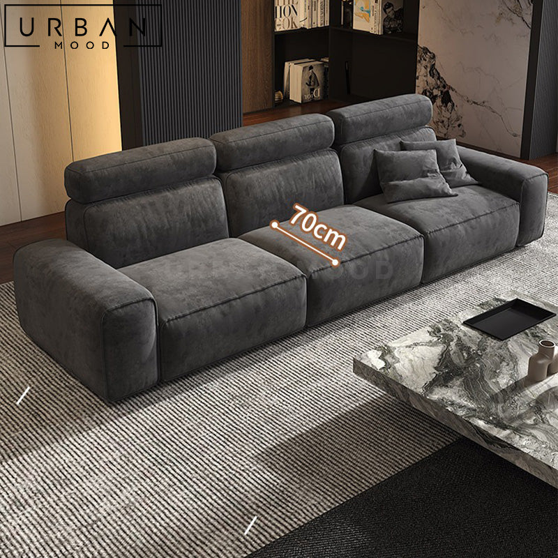 GEYSN Modern Fabric Sectional Sofa