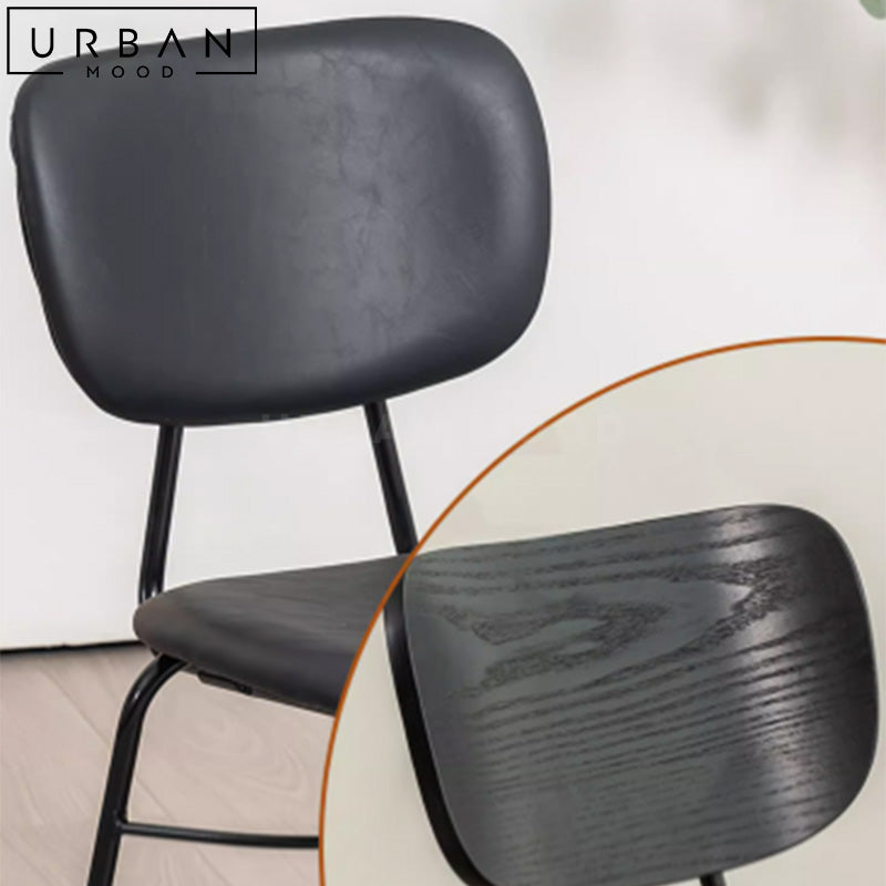 GIADA Modern Leather Dining Chair