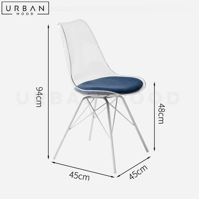 GIANNI Modern Acrylic Dining Chair