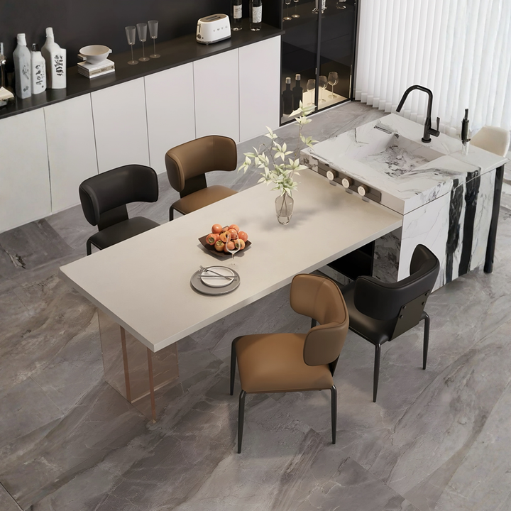 GILBERT Modern Scratch Proof Leather Dining Chair - Urban Mood Singapore