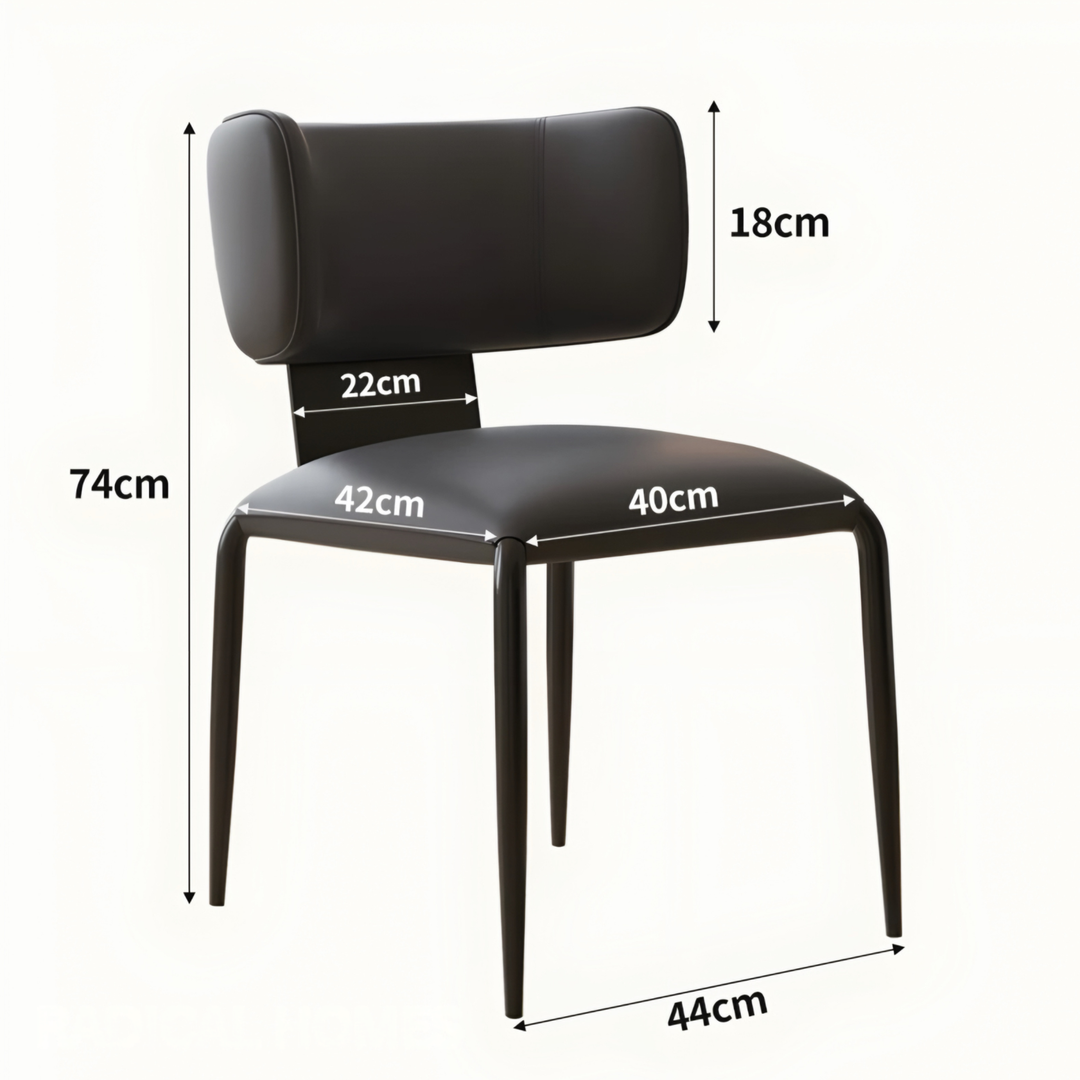 GILBERT Modern Scratch Proof Leather Dining Chair - Urban Mood Singapore
