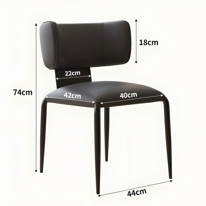 GILBERT Modern Scratch Proof Leather Dining Chair - Urban Mood Singapore