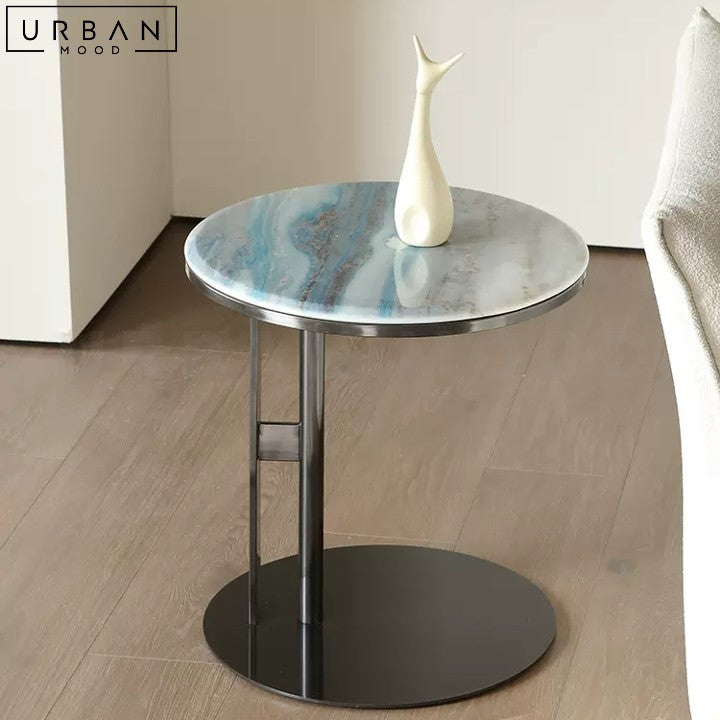 GILL Modern Marble End Table