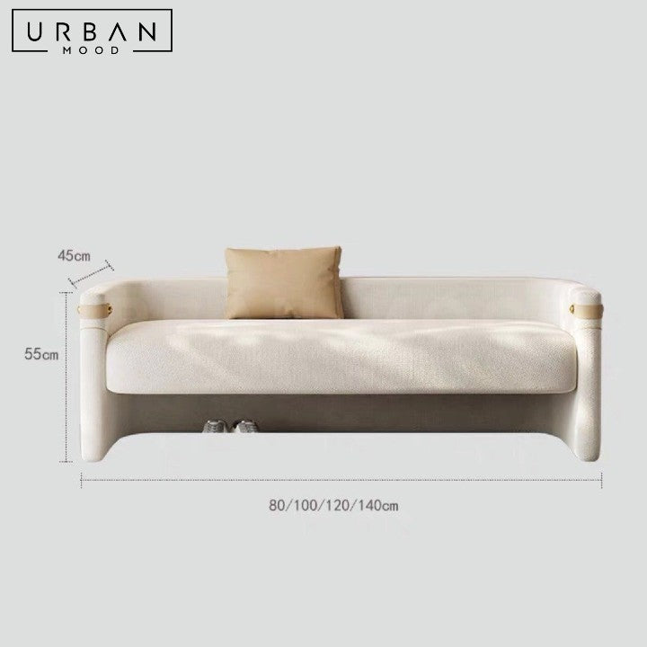 GILLES Modern Fabric Bench