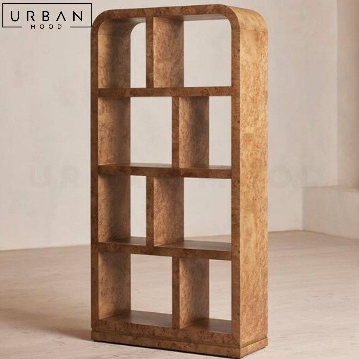 GILLIAN Modern Solid Wood Display Shelf