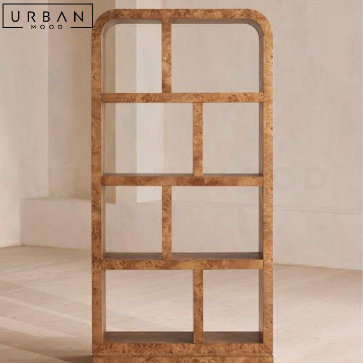 GILLIAN Modern Solid Wood Display Shelf