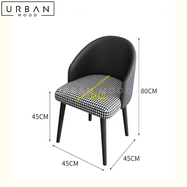 GIOIE Modern Fabric Dining Chair