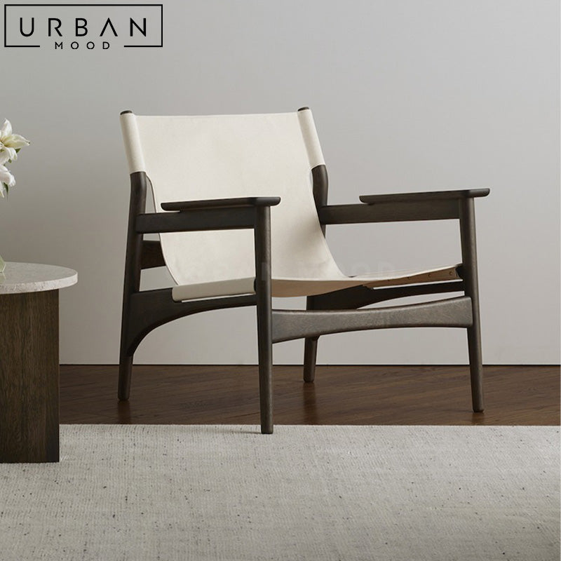 GIOVA Modern Solid Wood Armchair