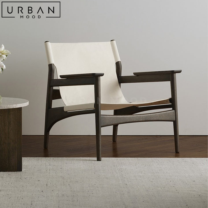 GIOVA Modern Solid Wood Armchair