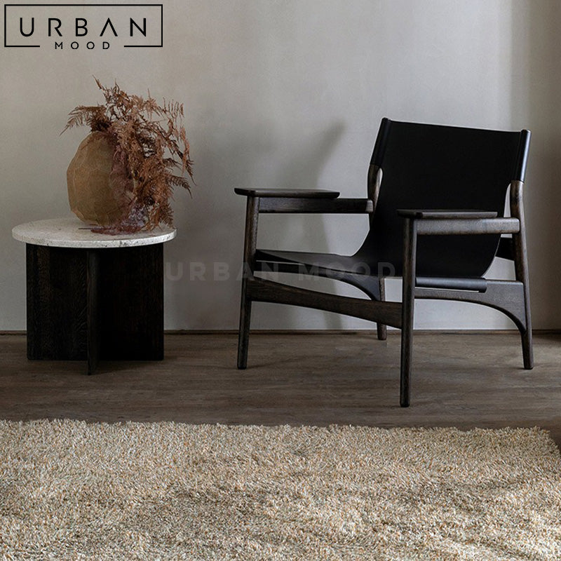 GIOVA Modern Solid Wood Armchair