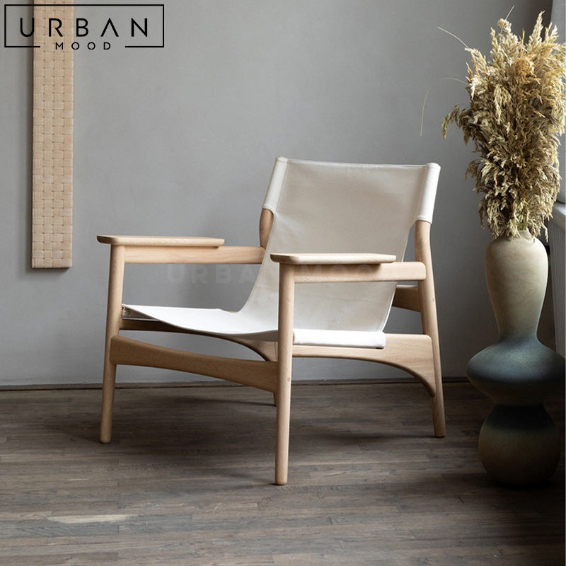 GIOVA Modern Solid Wood Armchair