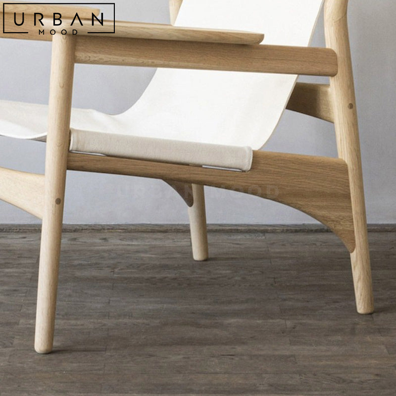 GIOVA Modern Solid Wood Armchair