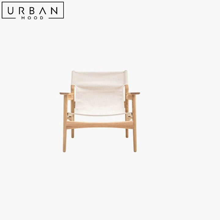 GIOVA Modern Solid Wood Armchair