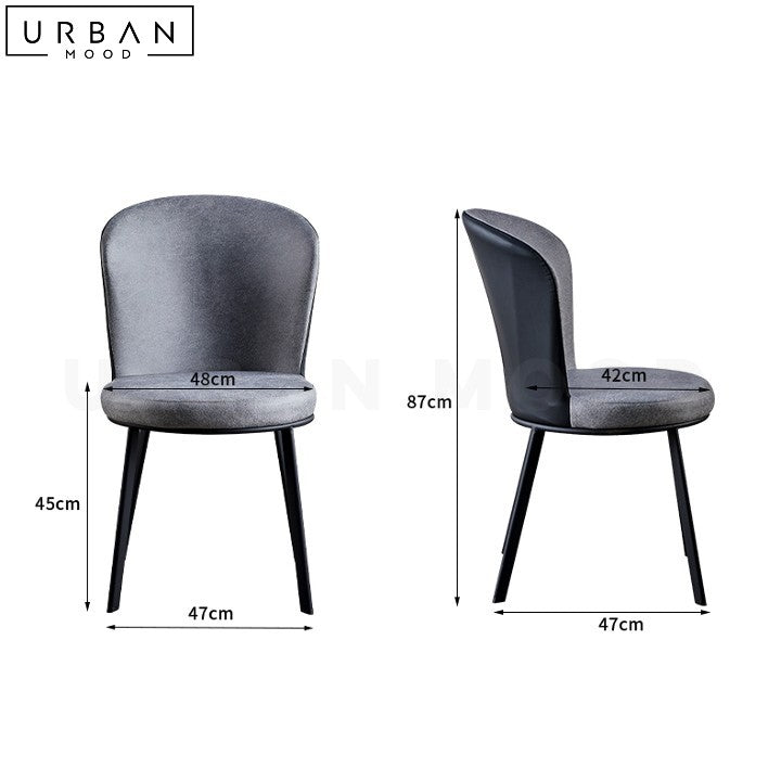 GIROUX Modern Leathaire Dining Chair