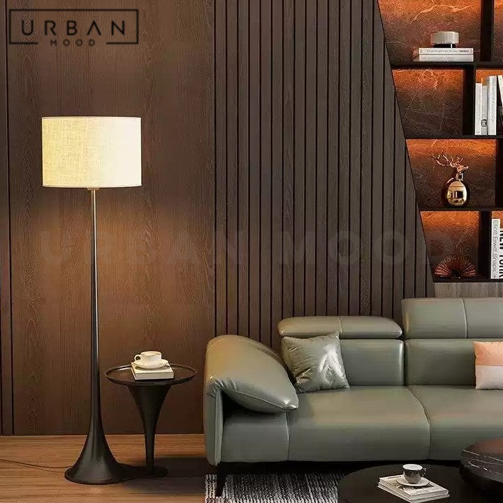 GANA Modern Standing Lamp / Side Table