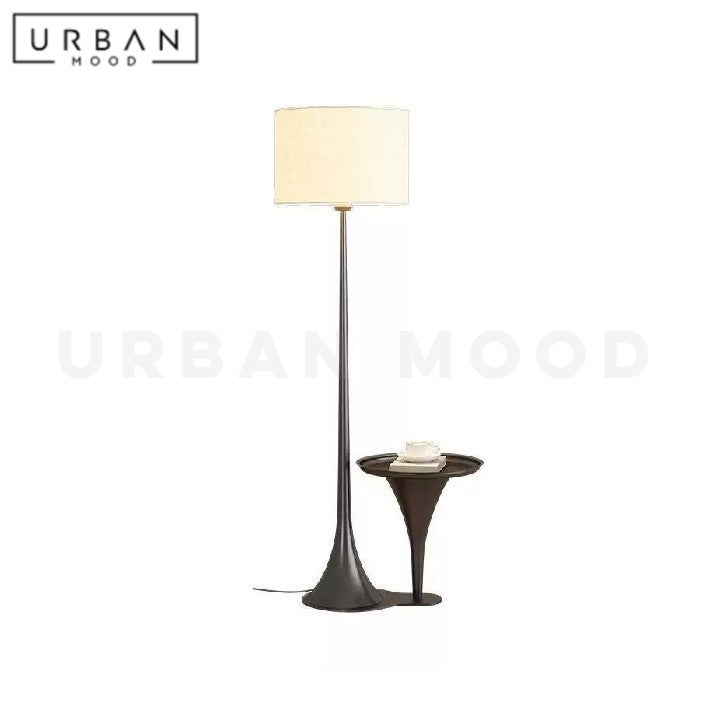 GANA Modern Standing Lamp / Side Table