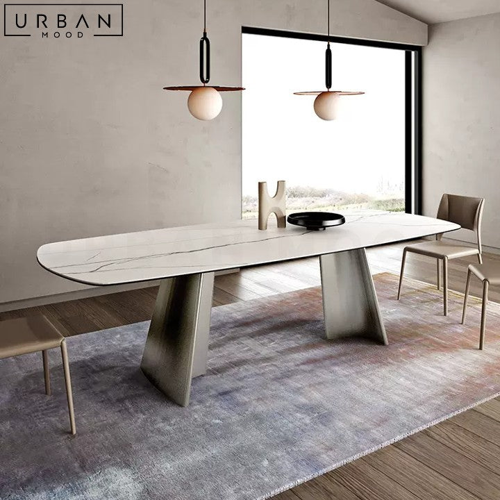 GOBER Modern Sintered Stone Dining Table