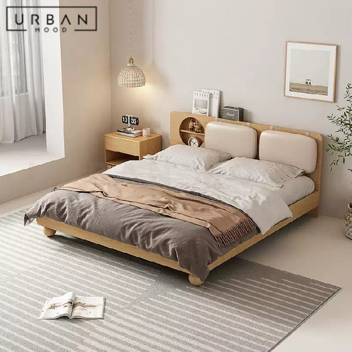 ETHALS Japandi Solid Wood Bedframe