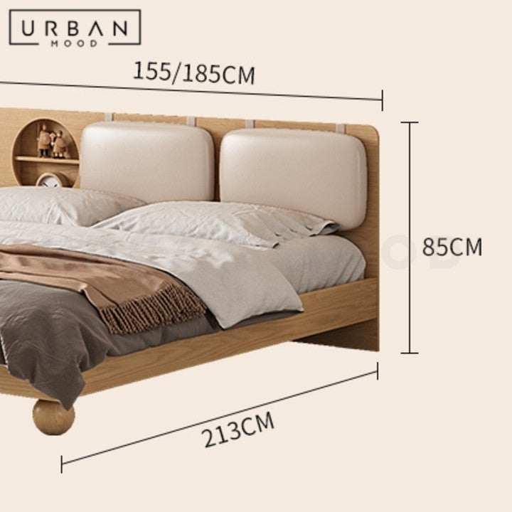 ETHALS Japandi Solid Wood Bedframe