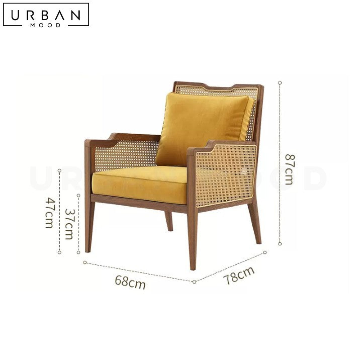 JOREL Vintage Rattan Armchair