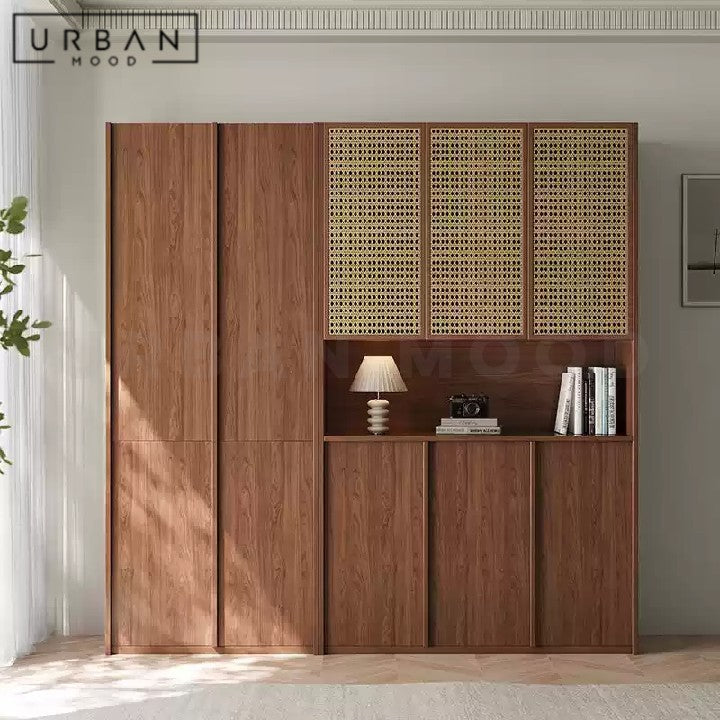 GRACELYN Modern Solid Wood Shoe Cabinet