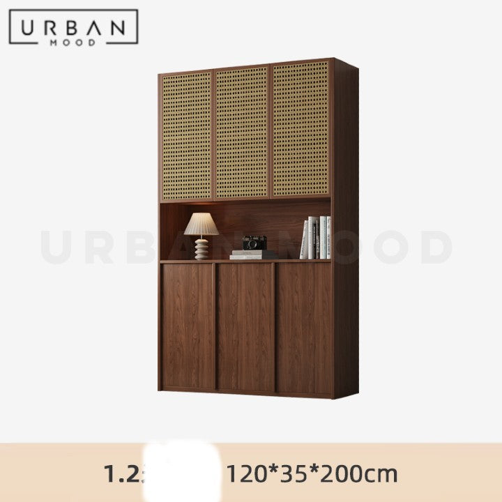 GRACELYN Modern Solid Wood Shoe Cabinet