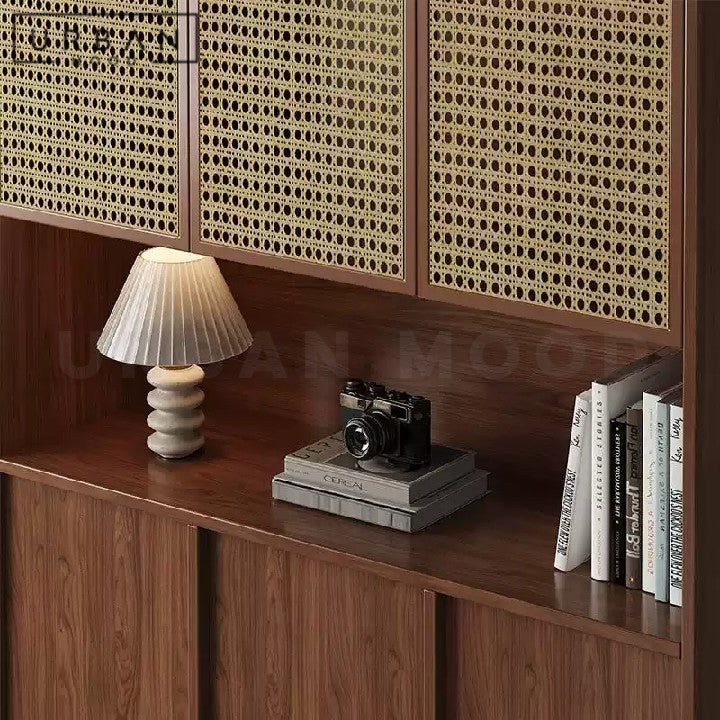 GRACELYN Modern Solid Wood Shoe Cabinet