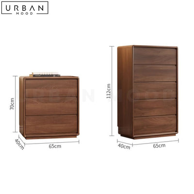 GRAJ Rustic Solid Wood Sideboard