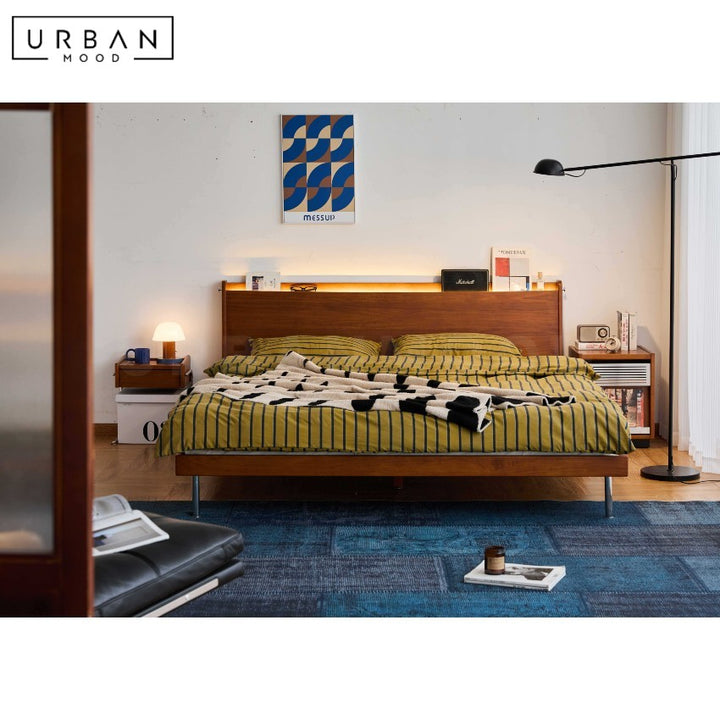 GRAND Modern Solid Wood Bedframe