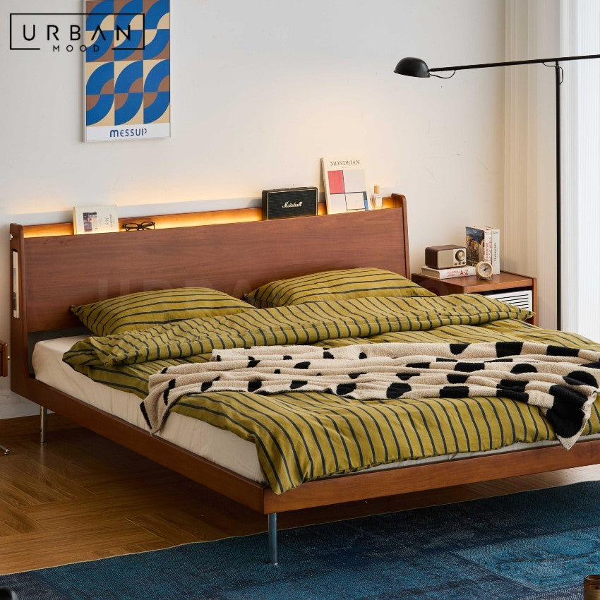GRAND Modern Solid Wood Bedframe