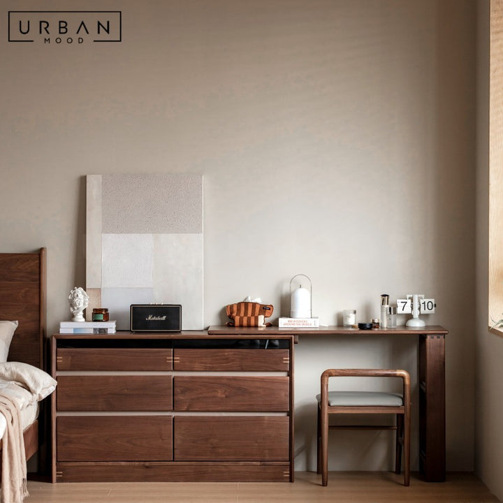 GRANITE Modern Solid Wood Vanity Table