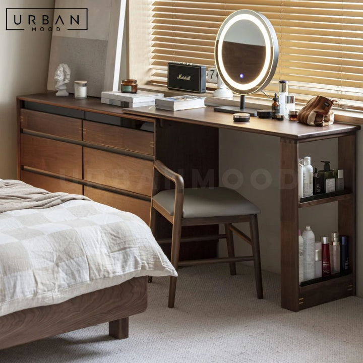 GRANITE Modern Solid Wood Vanity Table