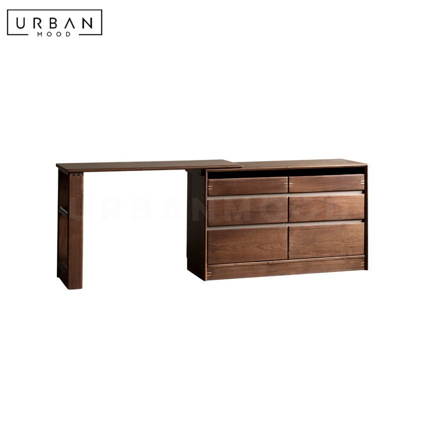 GRANITE Modern Solid Wood Vanity Table