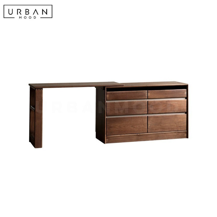 GRANITE Modern Solid Wood Vanity Table